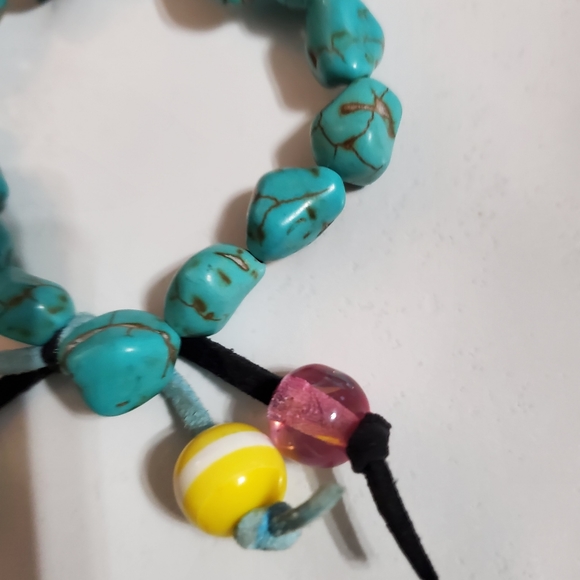 Turquoise Chunky Nugget Bracelet - Picture 5 of 10